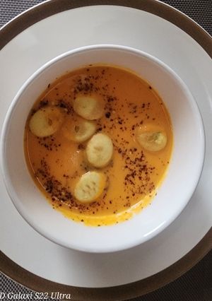 A picture of Carrot Cream Soup.