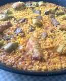 Paella al horno, al estilo de Alicante (con sofrito de cebolla)
