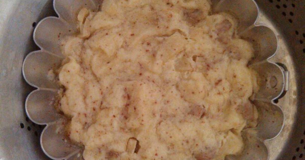 Resep Puding roti pisang apel (edisi MPASI usia 8 bulan 