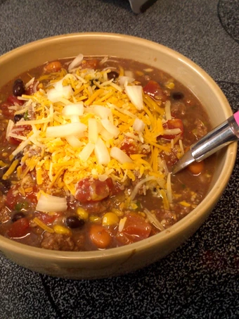 Easy Way Prepare Recipe Taco Soup PENNY SAVER AND DELISH!! that is  Makes Drooling, Really Delicious}