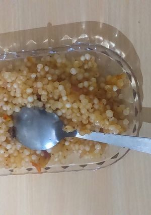 A picture of Sabutdana pulao.