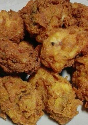 Una foto de Pollo frito crujiente