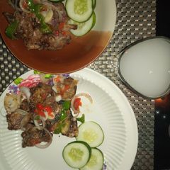 A picture of Goat meat Asún(Peppered meat) #Abuja.