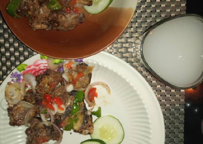 Goat meat Asún(Peppered meat) #Abuja