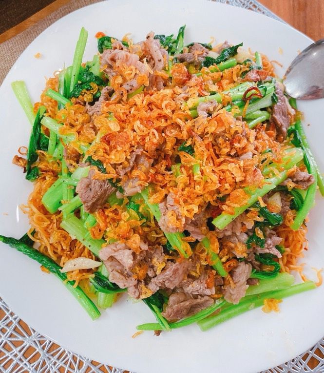 Hình của món Mì xào giòn.