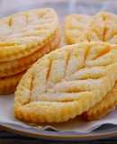 Puff Pastry Sugar Cookies (Leaf-shaped Simple Pies)