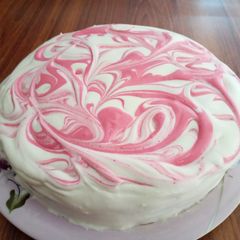 A picture of Tres leches cake.