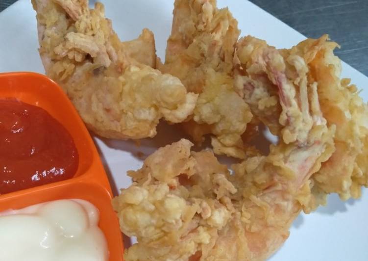 Langkah Mudah untuk Membuat Udang goreng chrispy Anti Gagal