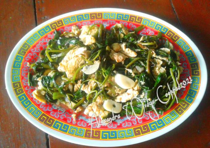 Tutorial Membuat Resep Ca Kangkung Telur