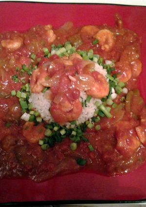 A picture of Shrimp Creole.