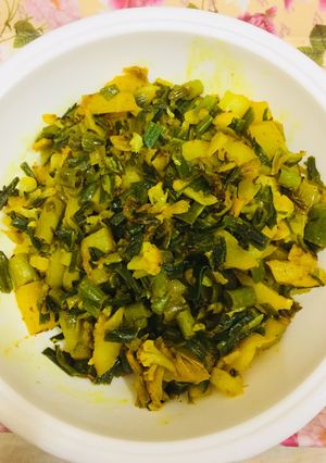 A picture of Spring onion veg.