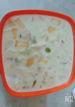 मिक्स फलो का कसर्टड रेसिपी मुख्य फोटो