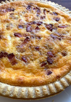 A picture of Quiche Lorraine (Egg & Bacon Quiche).