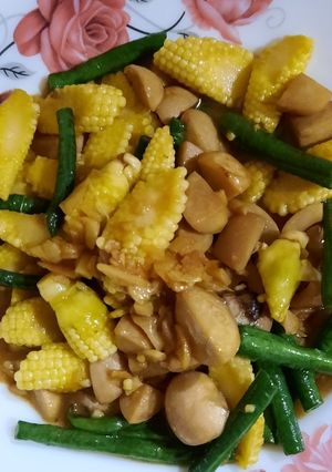 Foto resep Tumis Jagung +Jamur Merang (cuma pake bawang putih)