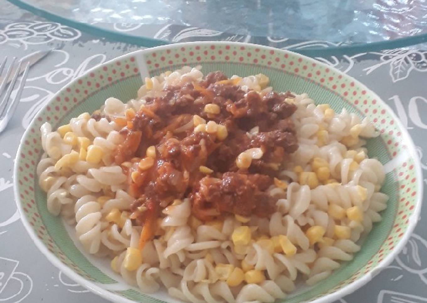 Salsa boloñesa (carne soya)