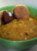 homemade chicken soup ( rican style )