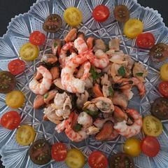 A picture of Seafood salad.