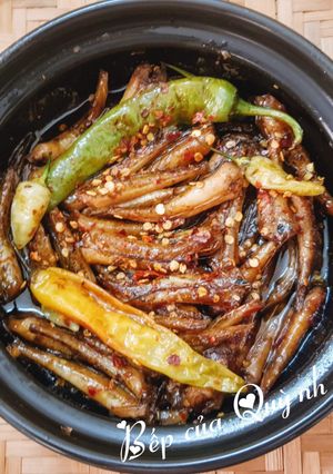 Hình của món Cá chai kho mặn.