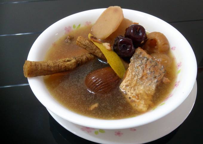 Recipe of Quick LG HERBS AND FISH SOUP