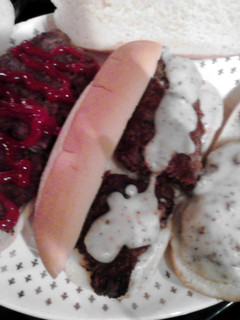 A picture of cubbed steak sandwiches.