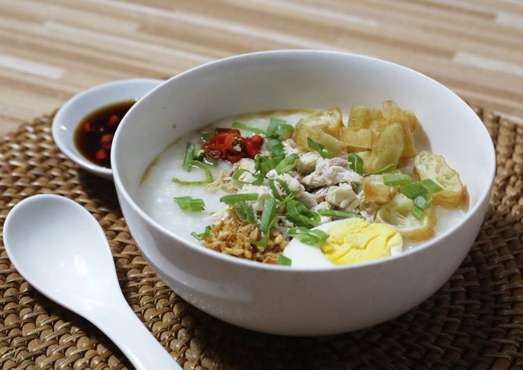 Bubur Ayam Hong Kong Rice Cooker