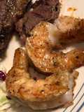 Grilled garlic butter colossal shrimp