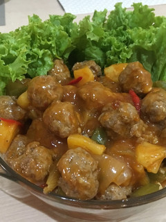 Foto resep Bola daging Asam manis