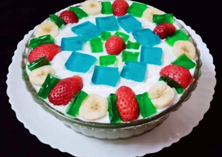 Recipe of Perfect Colourful Dessert