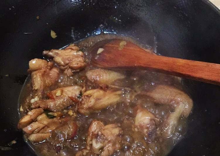 Resep Chicken wings marinated with teriyaki sauce, Lezat Sekali