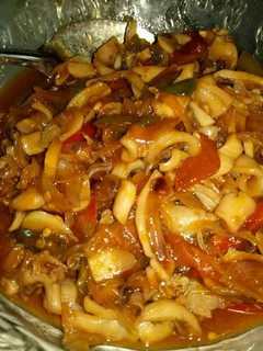 Foto resep Cumi saos tiram asam manis pedas,,,