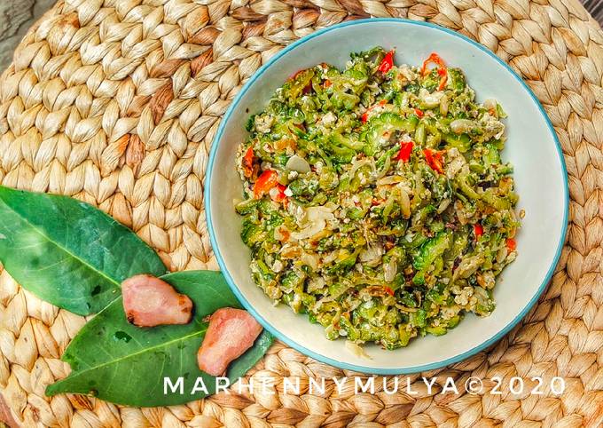 Yuk intip, Bagaimana cara membuat TUMIS PARE TELUR (ORAK ARIK PARE) yang menggugah selera