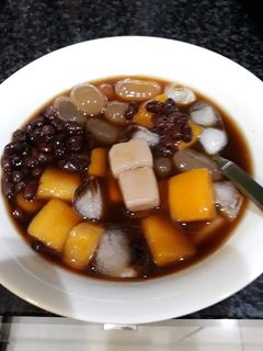 Foto resep Bubur kacang merah talas ubi
