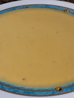 Una foto de Crema de boniato amarillo
