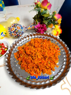 عکسی از دستور ☘️لوبیا پلو با هویج