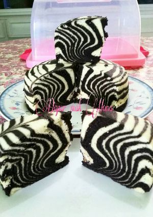 Foto resep Bolu kukus zebra putih telur
