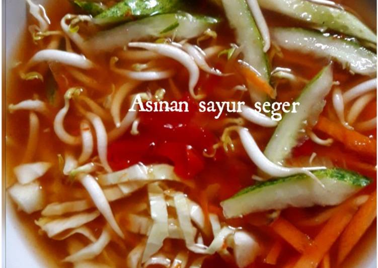 Asinan sayur seger