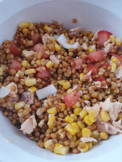 Una foto de Ensalada de lentejas