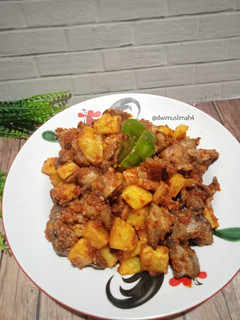 Foto resep Sambal Ati Ampela + Kentang