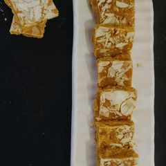 A picture of Besan Burfi.