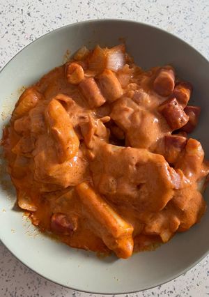 Una foto de Rosé tteokbokki