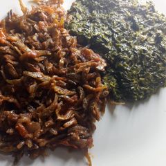 A picture of Fried omena.
