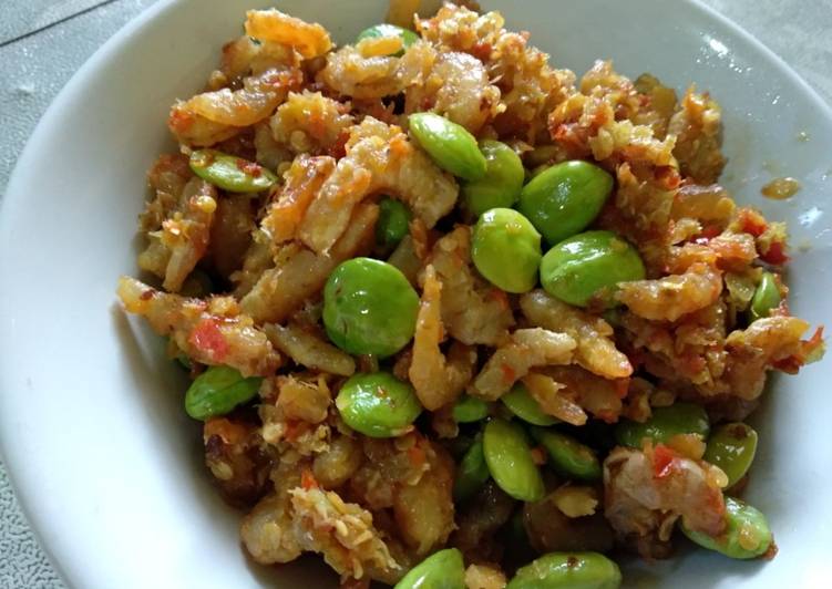 Resep Sambal Ebi kering + Petai yang nikmat