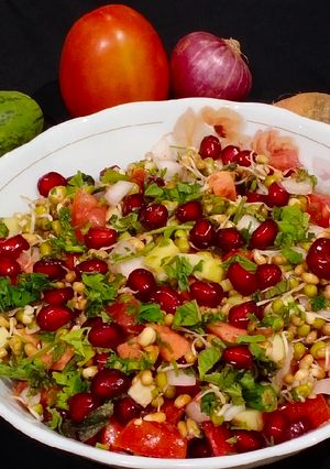 A picture of Sprouts salad.