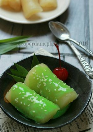 Foto resep Singkong Thailand Saus Pandan