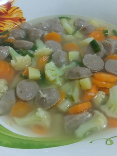 Foto resep Sup sayur + bakso