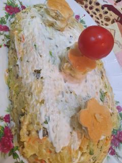 عکسی از دستور سالاد الویه دورهمی