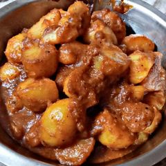 A picture of Kashmiri Dum Aloo.