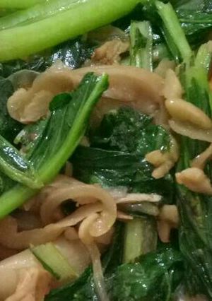 Foto resep Tumis jamur sawi