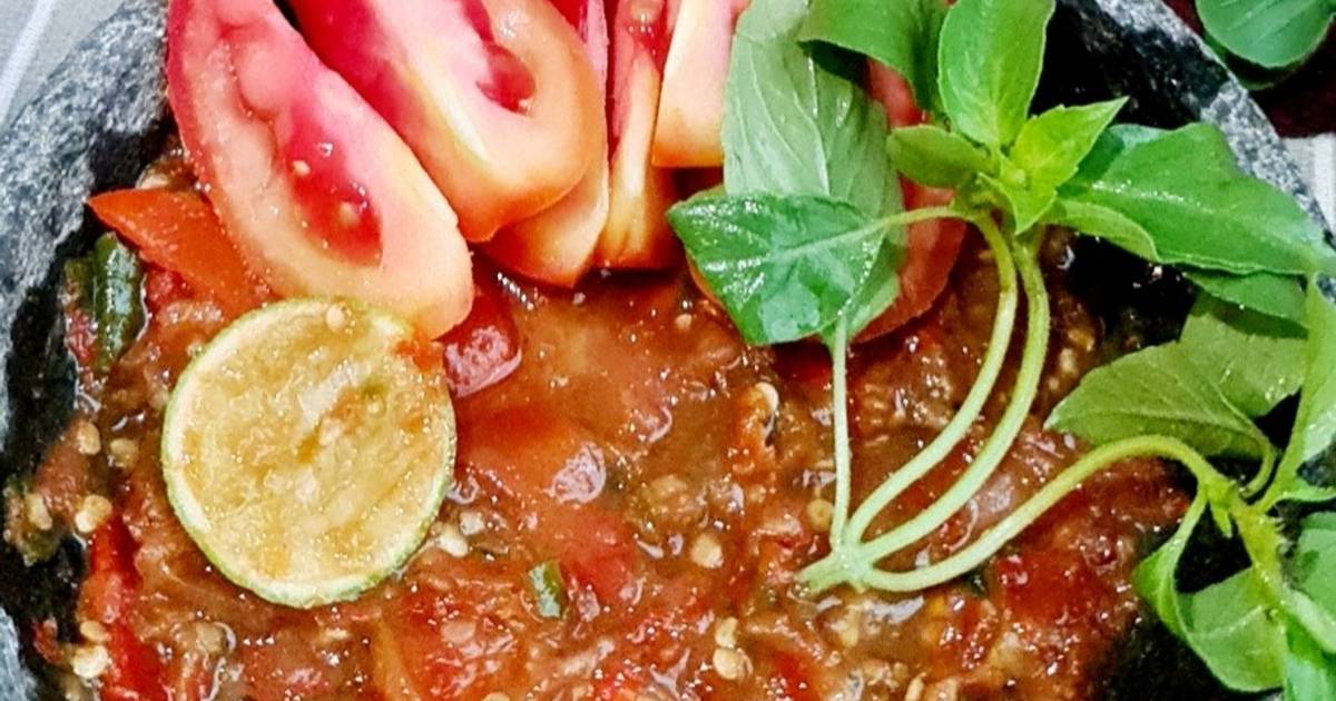 784 Resep Sambal Tomat Mentah Dan Trasi Enak Dan Mudah Cookpad