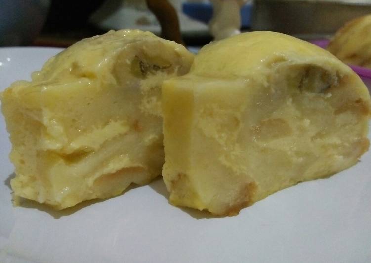 Langkah Mudah untuk Menyiapkan Banana Cheese Bread Pudding Anti Gagal